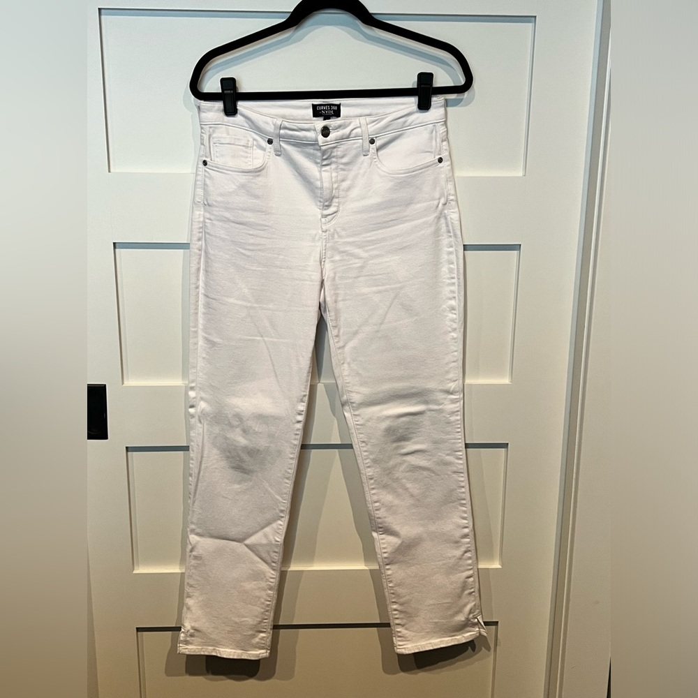 NYDJ Curves 360 white jeans